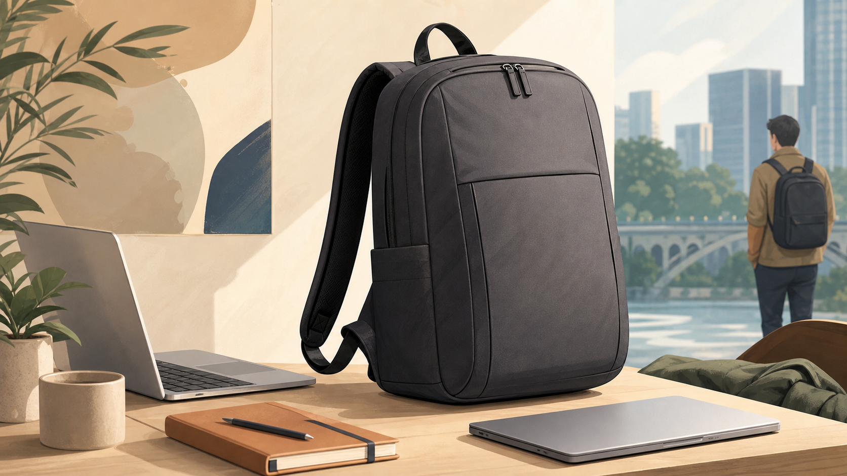 Fjallraven Kanken Laptop 15 backpack for compact student carry