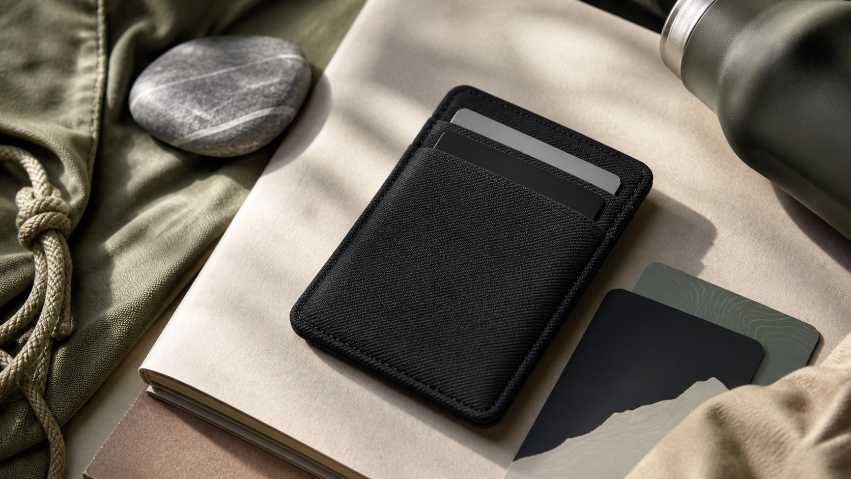 Fjallraven Kanken Card Wallet black for student wallets