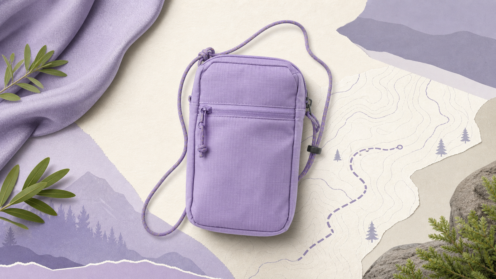 Fjallraven High Coast Pocket in lavender
