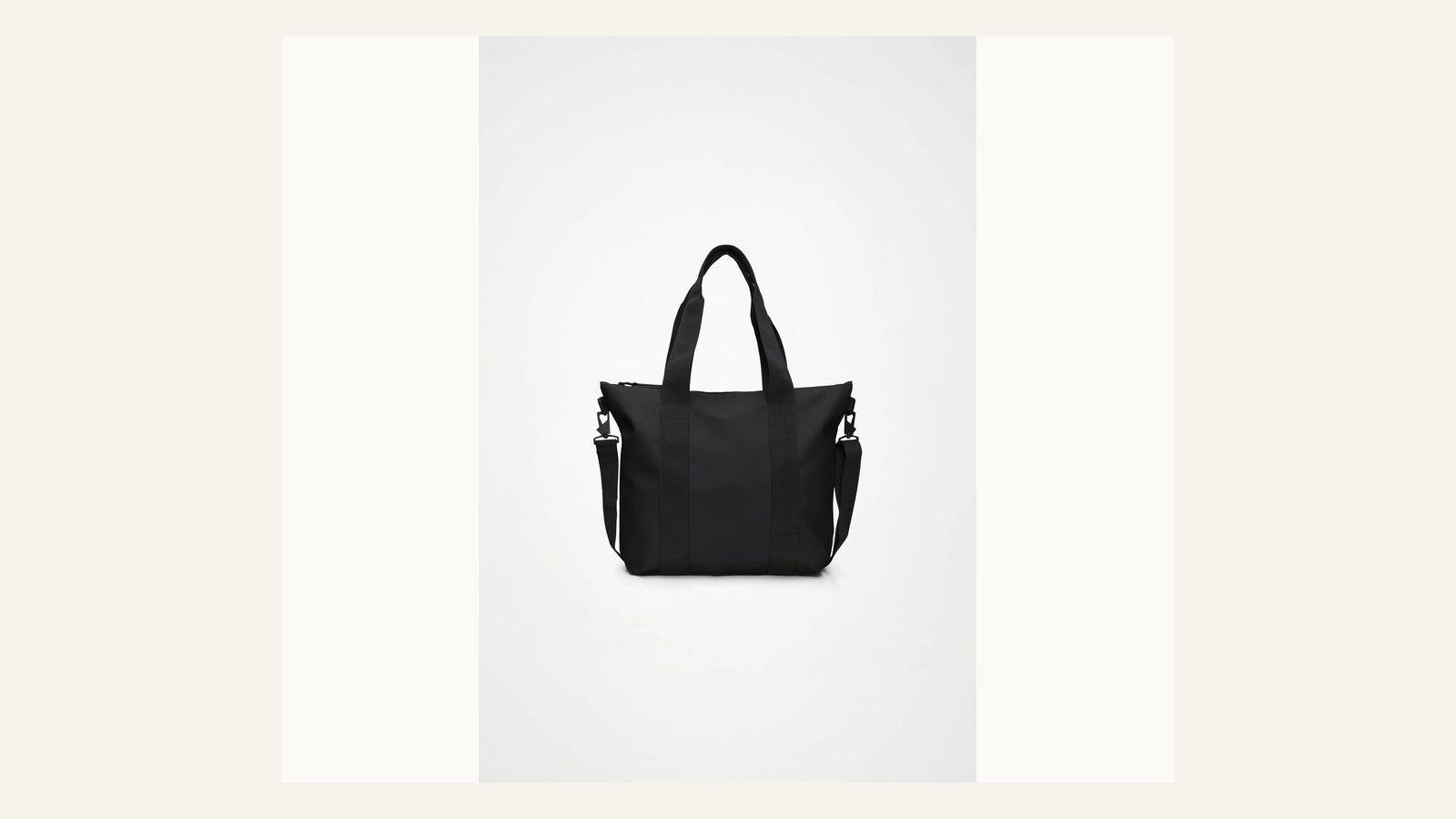 Black Rains Tote Bag Mini for student commutes